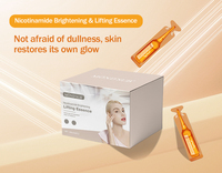 Coréen anti-âge hydratant ordinaire blanchissant Nicotinamide or soins de la peau visage éclatant visage ampoule sérum ensemble de marque privée