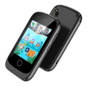 Dễ thương học tập đồ chơi xa31 trẻ em thông minh Điện thoại màu đen có thể chọn màu hồng tím hoặc màu xanh Silicone trường hợp chàng trai cô gái trò chơi selfie điện thoại - Product Image 5