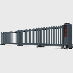Puerta Corredera de Seguridad <span class=keywords><strong>Industrial</strong></span> Eléctrica Automática de Aluminio Plegable por Segmentos - Product Image 1
