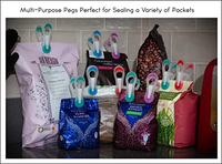 Pinces à linge multifonctionnelles en plastique pour chaussures, sacs, salle de bain, extérieur, aliments, pots, organisation et rangement