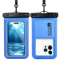 Étui flottant universel en PVC pour smartphone, sacoche étanche souple pour iPhone 16, coque flottante pour téléphone portable – Vente en gros