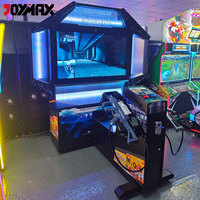 Machine de jeu d'arcade de tir à la pistolet à monnayeur pour deux joueurs, 55 pouces, pour aire de jeux intérieure