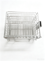 Panier de friture commercial à 3 niveaux en acier inoxydable 304 pour poulet frit
