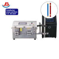 Imprimante jet d'encre continu JB-05A+P 220V pour marquage de câbles et fils d'emballage plastique avec fonctions de découpe et de dénudage