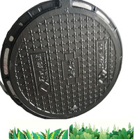 Couvercle de manhole circulaire au design élégant pour un aspect soigné