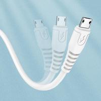 Câble de données USB vers Micro USB JOKADE, nouveau modèle économique en PVC, pour téléphone portable, adaptateur Micro-USB V8
