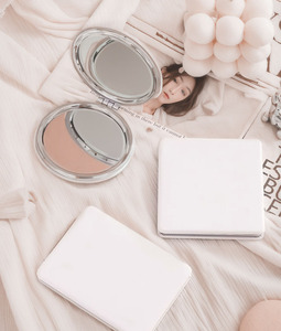 Tốt Nhất Bán 1X/2X Magnifying Gương Độc Đáo Sơn Nhỏ Gọn Gương Với Cổ Điển PU Da Cá Nhân Sử Dụng Quà Tặng - Product Image 2