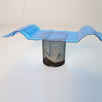 Panneau de toiture en polycarbonate ondulé transparent de conception moderne pour application hôtelière