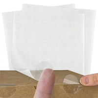 Étiquette autocollante transparente en vinyle souple ou rigide, personnalisable, à faible MOQ, très adhésive, imperméable, pour emballage cadeau
