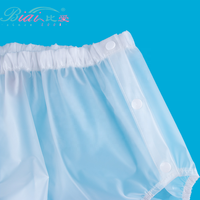 Couche réutilisable monocouche en tissu imperméable et lavable pour adultes Couche lavable grande taille en TPU transparent pour incontinence adulte
