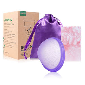 Venta al por mayor de silicona personalizable de grado médico suave en la textura del disco <span class=keywords><strong>menstrual</strong></span> reutilizable - Product Image 4