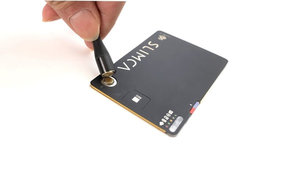 Carte Micro enregistreur vocal la plus fine du monde 0.2cm WIFI SD enregistreur espion rechargeable pour le stockage de portefeuille - Product Image 6