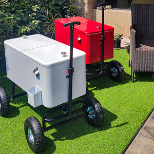Ngoài trời Wagon <span class=keywords><strong>Cooler</strong></span> 80 Quart Đảng cán giỏ hàng di động <span class=keywords><strong>Ice</strong></span> ngực <span class=keywords><strong>Ice</strong></span> <span class=keywords><strong>Cooler</strong></span> <span class=keywords><strong>Box</strong></span> cho cắm trại dã ngoại bãi biển công viên THẬM CHÍ - Product Image 4