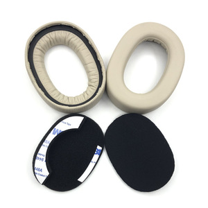 Almohadillas de repuesto para Jabra Elite 85h, almohadillas para los oídos de cuero proteico, esponja de calidad superior, cubiertas para los oídos, almohadillas suaves y respetuosas con la piel - Product Image 4