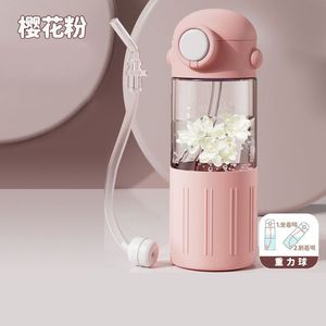 Tasse d'eau chaude intelligente portable pour personnes âgées, avec paille et bille lestée, graduée, pour la rééducation et la thérapie post-partum - Product Image 3