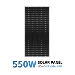 High Efficiency Solar 550W 9BB Cell Tier 1 Solar Panel Mono 550W Solar Panels Mono Half Cell Half Cut Solar Panel 144 Cell