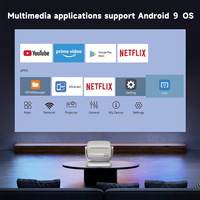 Fábrica al por mayor A8 Proyector Smart Tv Home Theater 4K Full Hd Proyectores al aire libre Mini portátil Teléfono móvil Android Proyector
