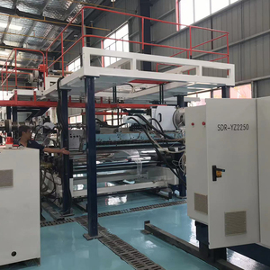 Ligne de production de films autocollants professionnels en HDPE, PVC, <span class=keywords><strong>EVA</strong></span>, sans asphalte, équipement de machinerie 380V 8.5kW, garantie 1 an - Product Image 4