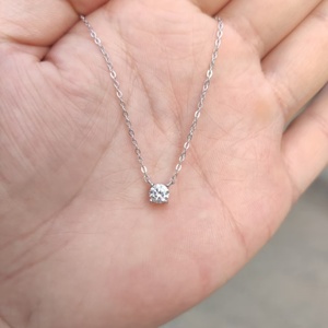 จี้เพชรเพาะเลี้ยงในห้องปฏิบัติการที่ได้รับการรับรองจาก IGI สร้อยคอทองคำ 18K เครื่องประดับหรูหราสำหรับผู้หญิง ของขวัญ - Product Image 4