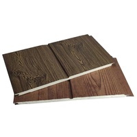 Panneau sandwich en mousse isolante de 16 mm 20 mm, panneau de revêtement mural en EPS PVC WPC pour maison