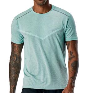 Camiseta Deportiva Personalizada para Hombre, de Poliéster, de Alta Calidad, Transpirable, de Secado Rápido, Ajustada, Estilo Casual - Product Image 1
