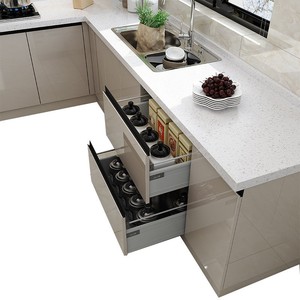Gabinetes <span class=keywords><strong>de</strong></span> Cocina Modernos y Profesionales con Superficie <span class=keywords><strong>de</strong></span> Melamina Resistente para Edificios Residenciales y Unidades <span class=keywords><strong>de</strong></span> Alquiler a Precios Accesibles - Product Image 3