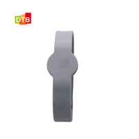 Échantillon gratuit de bracelet en silicone étanche réglable pour club de fitness bracelet NFC imprimable pour événement de festival