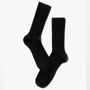 Chaussettes en laine côtelée mi-longues personnalisées, respirantes, élastiques, en laine mérinos, chaussettes de sport pour hommes - Product Image 4