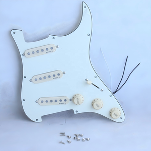 <span class=keywords><strong>Guitarra</strong></span> eléctrica de alta gama al por mayor, ST, con pickguard precableado de 3 capas, SSS, pastillas AlnicoV para <span class=keywords><strong>guitarra</strong></span> <span class=keywords><strong>Fender</strong></span> Strat - Product Image 1