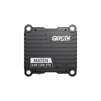 GEPRC MATEN 5.8G 1.6W VTX Transmission FPV avec signal stable et réglage des paramètres OSD Fabriqué en Chine