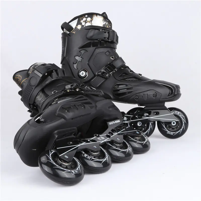 Beste Qualität Skate Rollschuhe Profession elle Slalom Skate aggressive quadratische Inline-Skates mit PP-Schuhs chale auf Lager