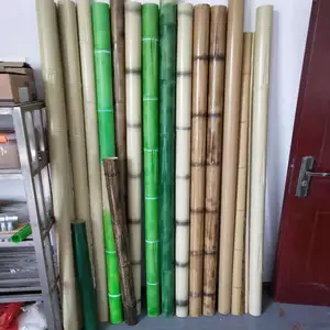 Árvore de bambu artificial para decoração, venda por atacado de plantas de bambu artificial de alta qualidade para decoração de tela