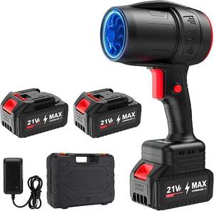 <span class=keywords><strong>Souffleur</strong></span> électrique rechargeable portable 2 batteries Haute puissance pour le nettoyage en extérieur et en intérieur - Product Image 1