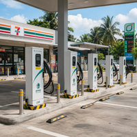 Chargeur EV DC double GBT 200 kW 380 V, station de recharge commerciale, nouveau CF-200KW-D