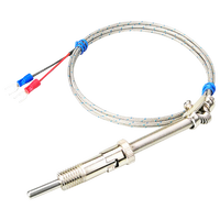 Capteur de température à thermocouple de type K 0-600 ℃ Thermocouple industriel WRNT-01/02 - Sonde de température à ressort de pression
