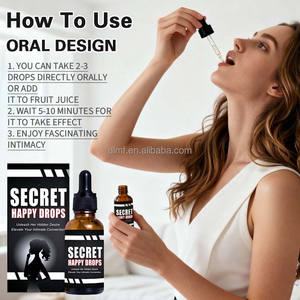 مكمل غذائي طبيعي لتعزيز العلاقة الحميمة للبالغين يحتوي على الإيبيميديوم وجذور الماكا والجينسنغ لزيادة الحميمية قطرات السعادة السرية - Product Image 5