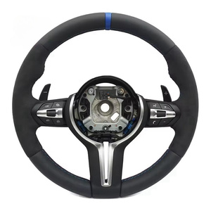 Volante de fibra de carbono de cuero de gamuza personalizado para BMW 3 5 Series F30 F32 F10 F20 F07 F01 E46 E60 E90 M3 M4 M5 <span class=keywords><strong>M7</strong></span> mejorado - Product Image 3