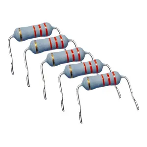 Hx-metal Film Resistor 1/8W 1/4W 1/2W 1W 2W 3W 1/4WS 0.4WSS 1/2WS 1WS 2WS 3WS 10 OHM - 1MOHM