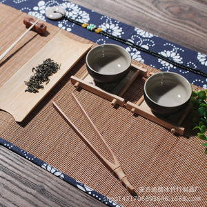 Pinzas de bambú para té, accesorios para la ceremonia del té, té Kung Fu, Seis Caballeros (ceremonia del té), Xiangfei (ceremonia del té), envoltura - Product Image 2