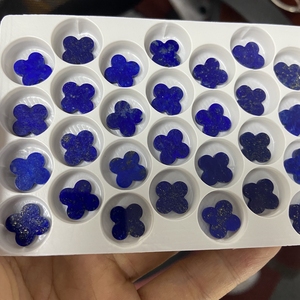 Đá Quý HQ Hạt Đá Quý Rời Hai Mặt Phẳng Chất Lượng Cao 15X15X2Mm Giá <span class=keywords><strong>Lapis</strong></span> <span class=keywords><strong>Lazuli</strong></span> - Product Image 5