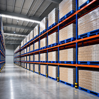 Étagère à palettes métallique robuste, étagère de stockage en acier Q235B pour installations de bobines métalliques avec une capacité de charge de 1000 à 4000 kg