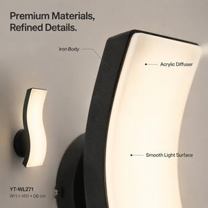 Modern Acrylic Led <b>Wall</b> <b>Light</b> Warm White Indoor Decorative Lighting For Bedroom Living Room Corridor Hotel Villa - Product Image 3