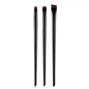 Dunne Eye Liner Brush Applicator Private Label Angled Brow Brush Vegan Custom Make-Up Eye Borstel Voor Eye