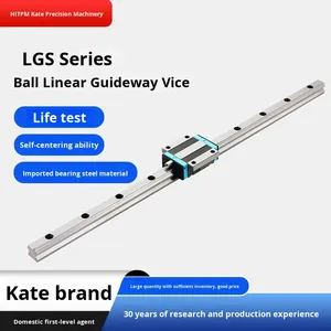 سكة توجيه خطية طراز 20~45 لآلات النجارة، كتلة انزلاق كروية دقيقة HTPM من كيت، مصنوعة من مادة G20CrMo في الصين - Product Image 3