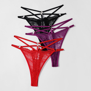 ZhenShangMei perizoma da donna con cintura a V elasticizzata mutandine Sexy e traspiranti perizoma in pizzo - Product Image 5