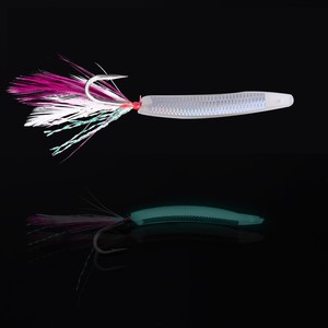 Leurre artificiel dur OEM en forme d'épingle à cheveux, nacré, 6cm 1.2g, couleur fumée, pour <span class=keywords><strong>marlin</strong></span>/jack ambre/jack <span class=keywords><strong>rayé</strong></span>, popper de surface - Product Image 3