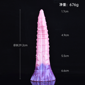 FAAK silikon cair berbentuk fantasi dewasa <span class=keywords><strong>Penis</strong></span> baru Dildo berbentuk lidah mainan seks masturbasi sentuhan lembut untuk wanita - Product Image 2