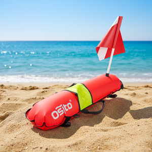Boya Inflable de Seguridad para <span class=keywords><strong>Buceo</strong></span> con Bandera de <span class=keywords><strong>Buceo</strong></span>/Alpha y Correa Reflectante, <span class=keywords><strong>Precio</strong></span> de Fábrica DiveDIY, Logotipo Personalizado - Product Image 1