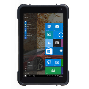 Tablette PC industrielle robuste de 8 pouces avec Windows 10, terminal portable - Product Image 2