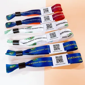 Personalizza la stampa di braccialetti rfid festival per l'ingresso di eventi con logo personalizzato